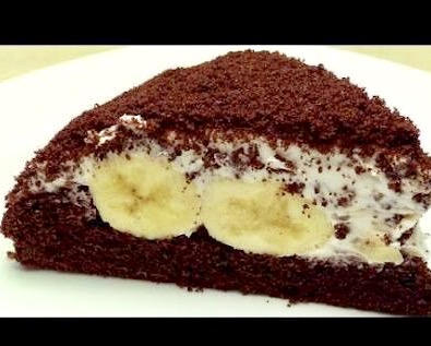 Торт «Шоколадно-банановый»