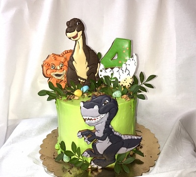 Торт "Динозаврики"