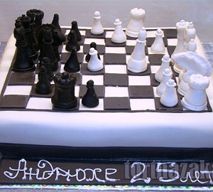 Торт «Шахматы»
