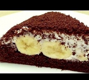 Торт «Шоколадно-банановый»